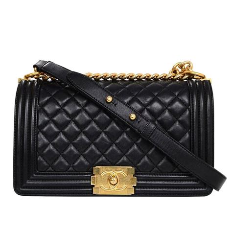 chanel boy bag zwart|boy chanel bag price.